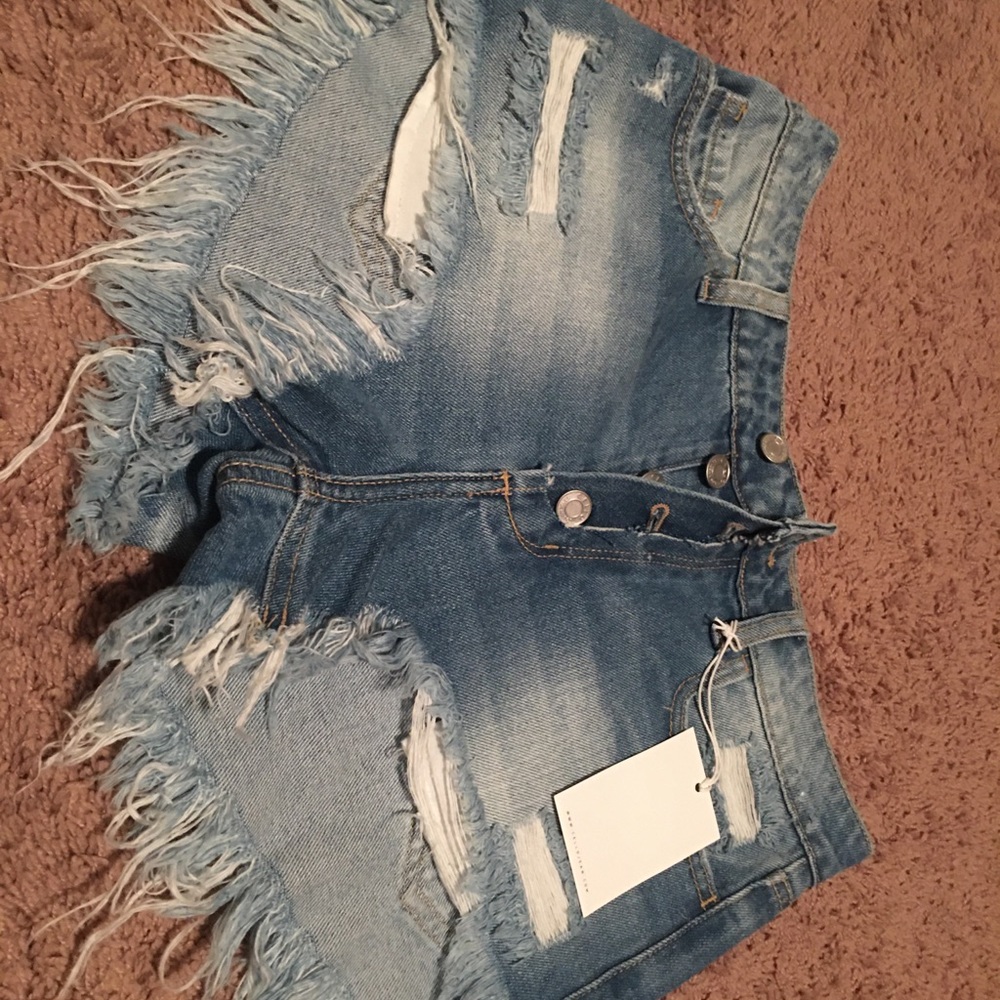 Denim shorts